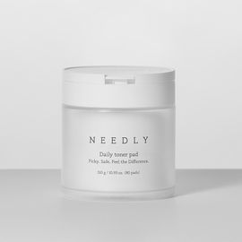 NEEDLY  Daily Toner Pads 80 Sheets – Exfoliating & Hydrating Toner Pad smooth skin texture _ Made in Korea